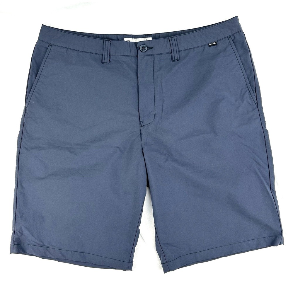 TravisMathew Mens Blue Grey Performance Golf Shorts‎ Size 37 Nylon Blend Stretch